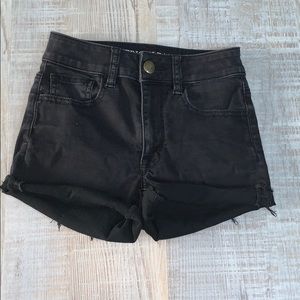 High-rise AEO shorts